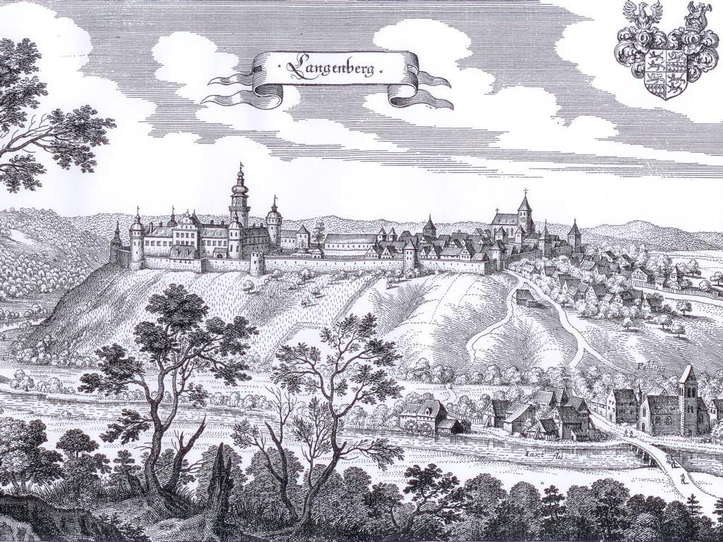 Ansicht auf Schloss Langenburg
